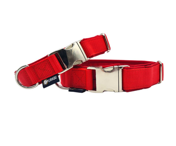 Klickhalsband Pur Rot